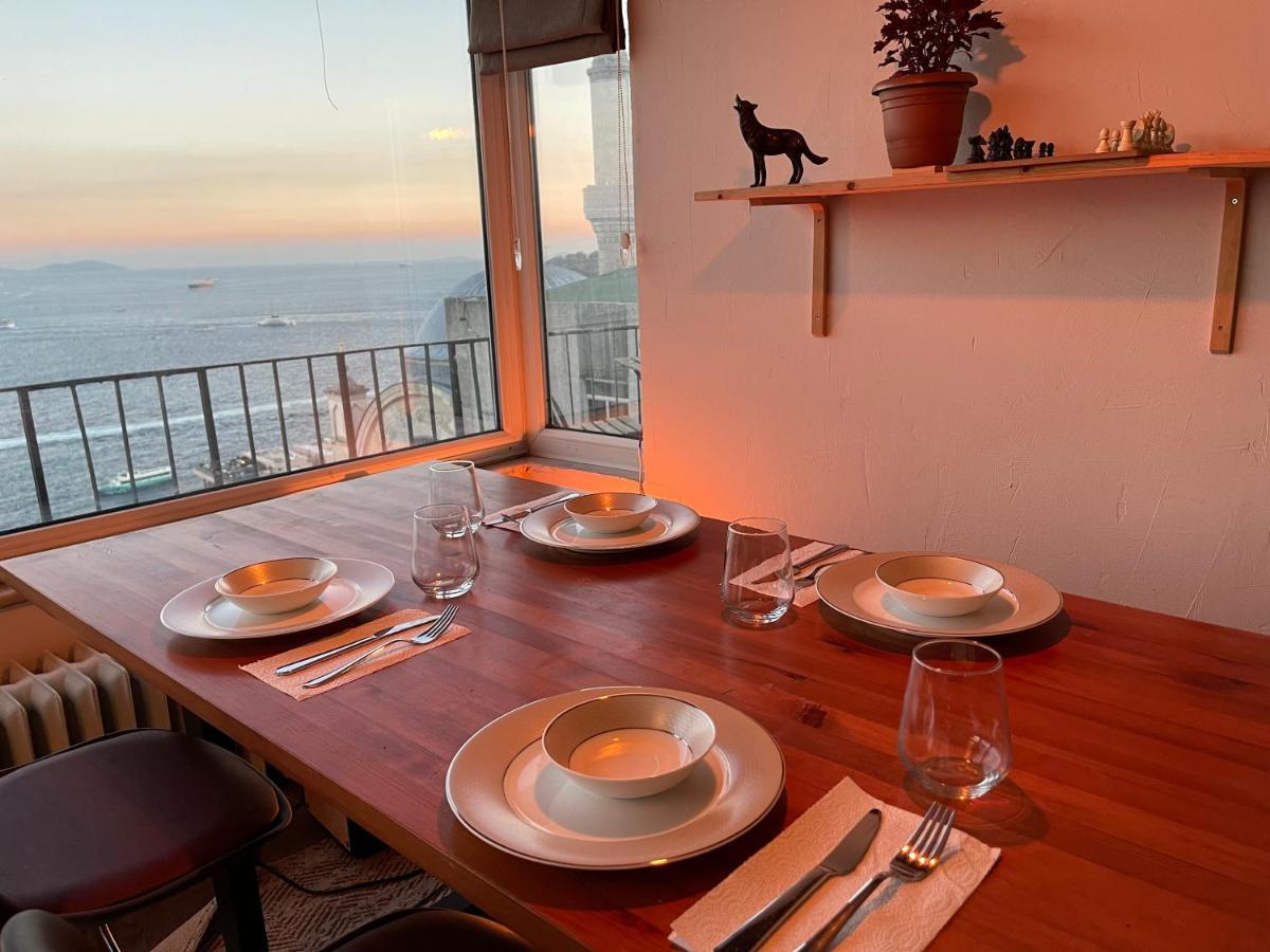 Art Loft , 270* Full Sea View In Cihangir Apartment Истанбул Екстериор снимка